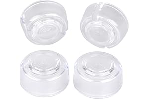 XMMT 3 Inch Flat-Style Clear Bullet Turn Signal Lens Cover Compatible for Harley Sportster XL 883 1200 Custom,Dyna FXD,Softail Bad Boy FXST