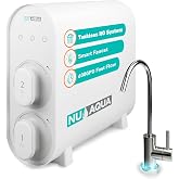 NU Aqua Tankless 7-Stage Reverse Osmosis System - Under Sink 600 GPD + LED | LED Smart Faucet, 2:1 Pure-to-Drain Ratio, Compact Design, Easy To Install, Filters Up To 99.99% (TDS) Total Dissolved Solids