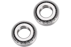 uxcell 30205 Tapered Roller Bearing Cone and Cup Set, 25mm Bore 52mm OD 15mm Thickness 2pcs