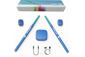 IMATANK Virtual Drumsticks Electric Air Drum Set Air Drum Sticks, Air Drum with Drumsticks, Pedals, Bluetooth and 8 Sounds, Electronic Drum Set for Adults, Kids, Gift