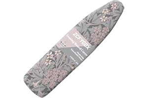 ZCFYGDX William Morris Prints Ironing Board Cover Decor, Resist Scorching & Staining, Easy Install Resistant Elastic Edges,3 