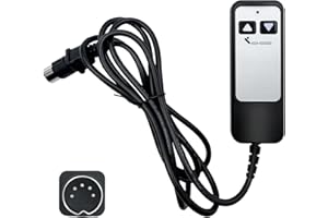 TJCYGO OEM 5 Pin Adjustable Bed Richmat HJH5 Wired Remote Control for Matt. Firm 50 Series&Leggett and Platt Bas-X HC Series Adjustable Bases Fit for Leggett&Platt Adjustable Bed Parts Three Years