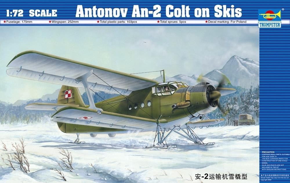 Trumpeter 1:72 - Antonov An-2 Colt on Skis