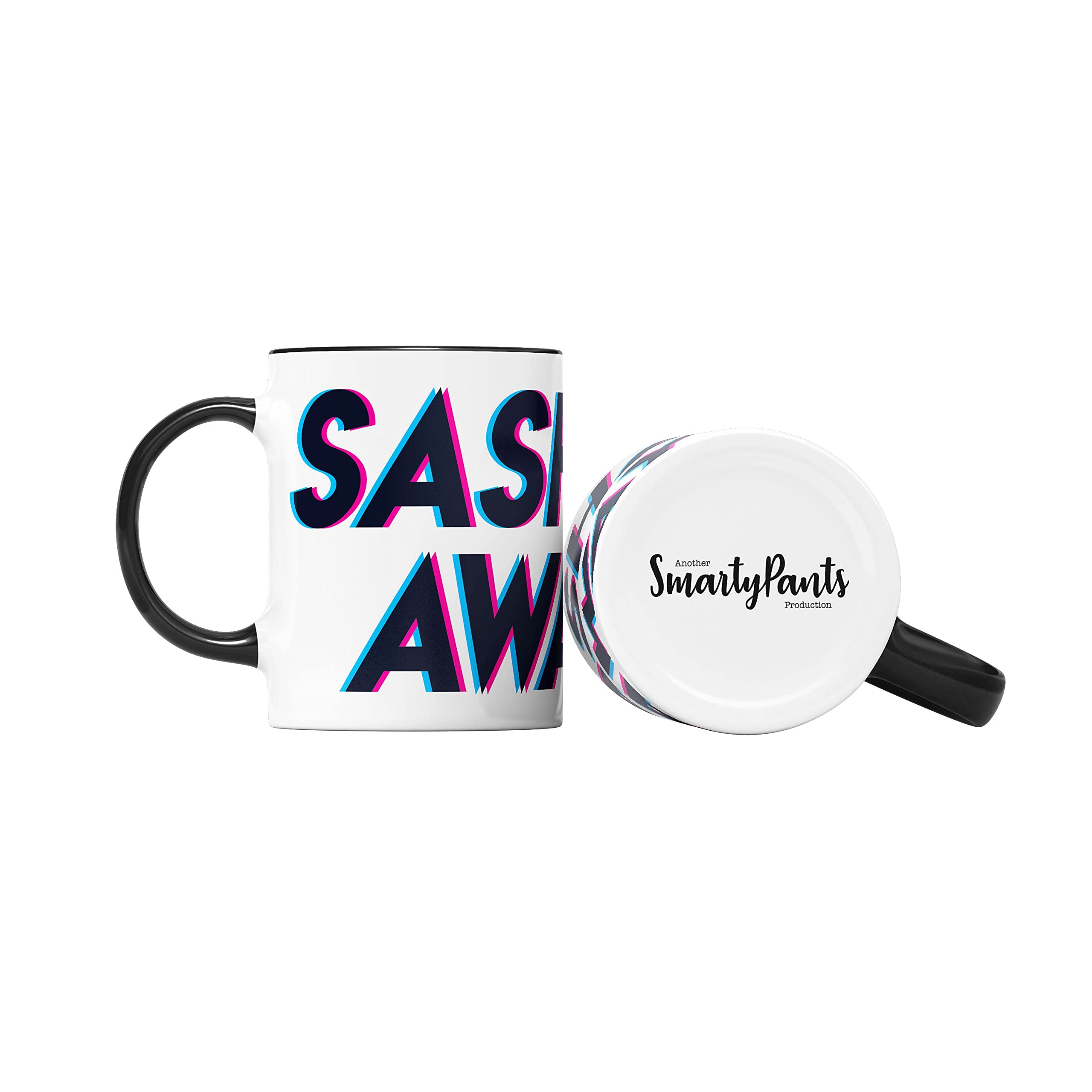 SMARTYPANTS Sashay Away Drag Queen Mug - TV Quote Unisex Ceramic Mug Coffee Tea Cup Gift Present (Black Handle Prime)