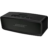 Geiomoo Compatible with Bose SoundLink Mini/Mini II Silicone Carrying Case, Portable Scratch Shock Resistant Cover (Black)