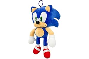 Plush Toy, 12'' Tall Toys Knuckles Tail Hedgehog Figures Cotton Soft Stuffed Animals Game Doll Toys for Kids Boys Girls Gift,
