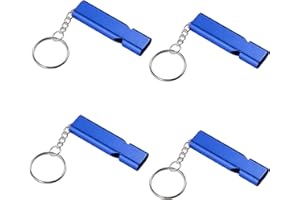 Premium Extra Loud Whistles for Camping Hiking Hunting Outdoors Sports and Emergency Situations, Sturdy but Light Aluminium K