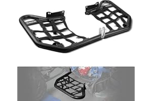 NICECNC Nerf Bars Foot Peg Heel Guard Nerf + Nets Compatible with Yamaha Raptor 700 2006 2007 2008 2009 2010 2011 2012 2013 2