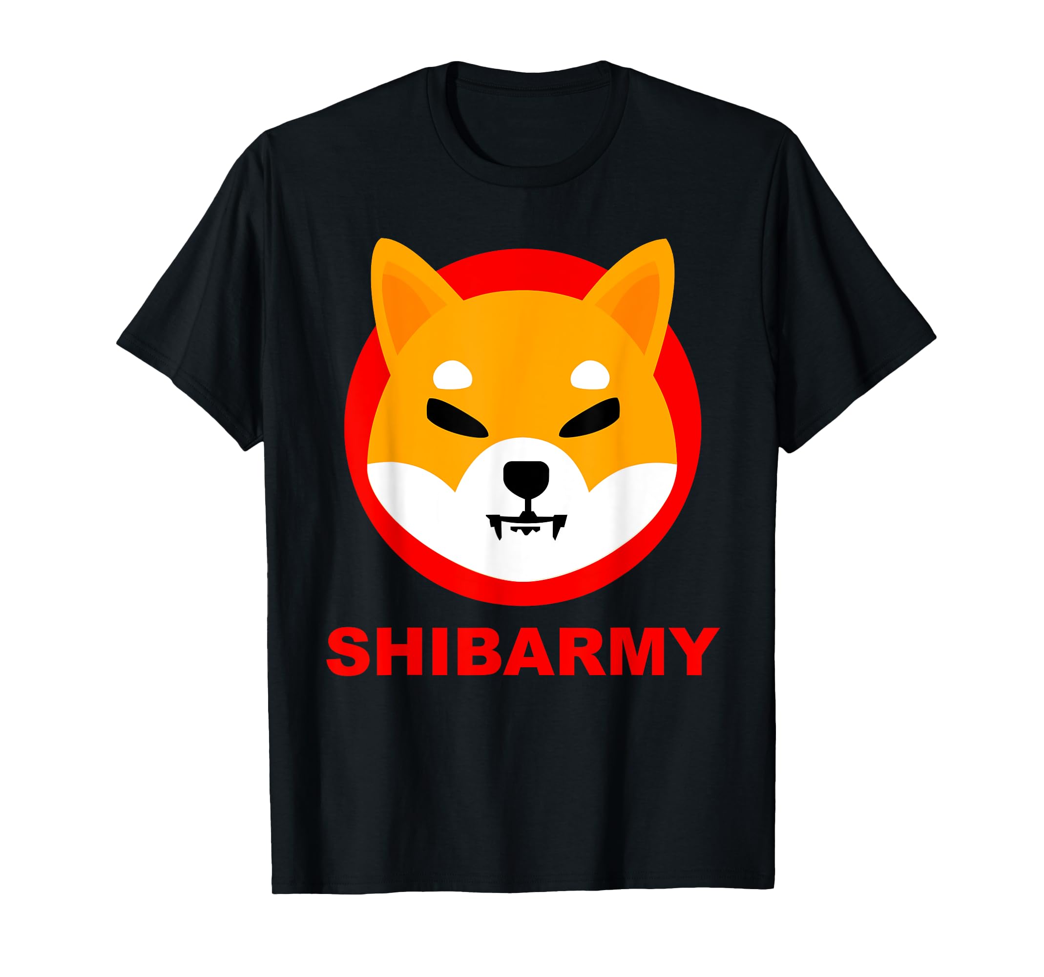 Shibarmy Shiba Inu Coin Token Doge Killer Crypto Big Logo T-Shirt