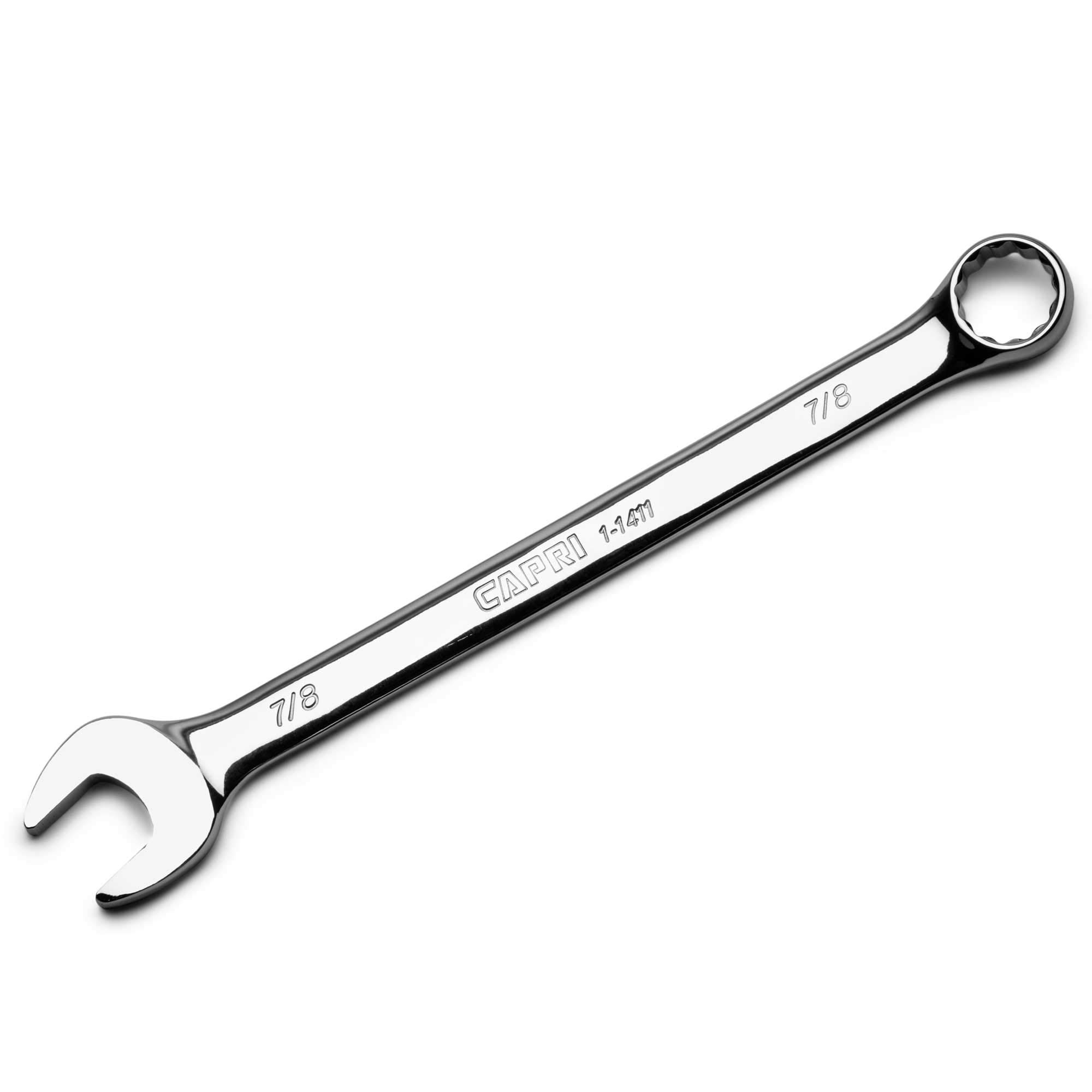 Capri Tools 1-1411 SmartKrome Combination Wrench with 12 Point, Chrome, 7/8"