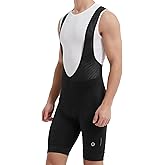 qualidyne Men's Cycling Bib Shorts 4D Padded Breathable Road Bike Bibs Biking Bicycle Shorts