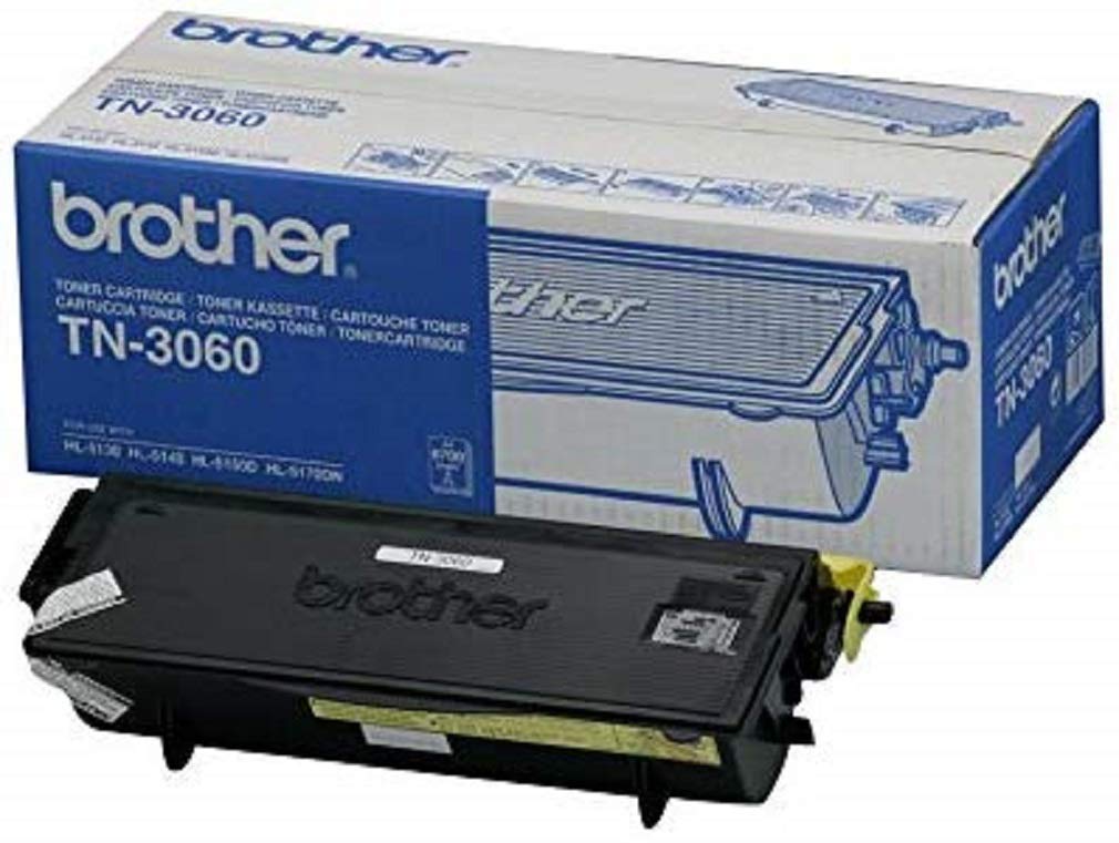Brother TN-3060 Toner Cartridge, Black, Single Pack, High Yield, Includes 1 x Toner Cartridge, Brother Genuine Supplies
