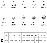 DDHOMIN 570 Pieces 304 Stainless Steel Precision Bearing Balls 2-7mm view 2