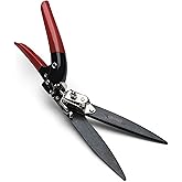 Grass Shears - Garden Clippers with Rotating Handle - Grass Cutter Edging Shears - Hedge Trimmer Garden Shears - Hedge Clippers or Yard Scissors for Outdoor Edges and Hedges by Kings County Tools