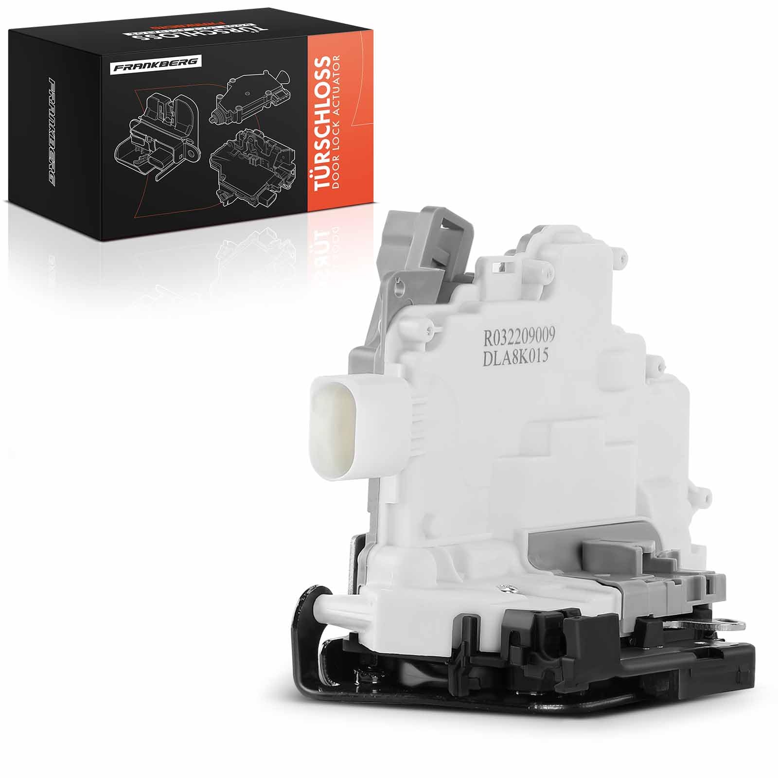 Frankberg Door Lock Actuator Rear Left Passenger Side 8 Pins Compatibel with A4 8K2 B8 Saloon 2007-2015 Q3 8U SUV 2011-2018 TT 8J3 Coupe 2006-2014 T.o.u.a.r.e.g 7P5 SUV 2010-2018 Replace# 8K0839015