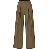 BTFBM Women High Waist Palazzo Pants Spring 2026 Casual Wide Leg Trousers Loose Work Office Business Suit Pant Pockets