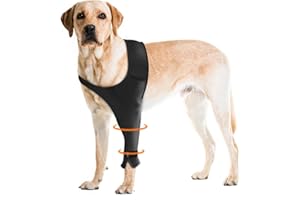 Pawfun Dog Recovery Sleeve for Front Leg– Single Dog Leg Sleeve to Stop Licking– Breathable Protection for Joint Pain, Elbow Injuries, Hot Spots, Surgery, Wound Care as Cone Alternative(Left,3XL)