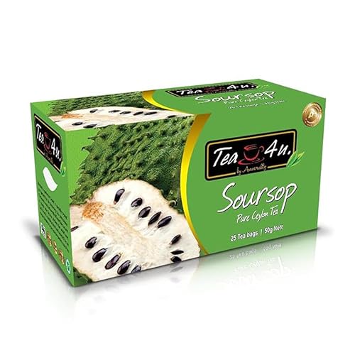Tea4U Flavored Black Ceylon TeaBags (Soursop) - Ideal Quality from Sri ...
