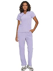 floralhue Scrubs for Women, V-Neck Scrubs Top