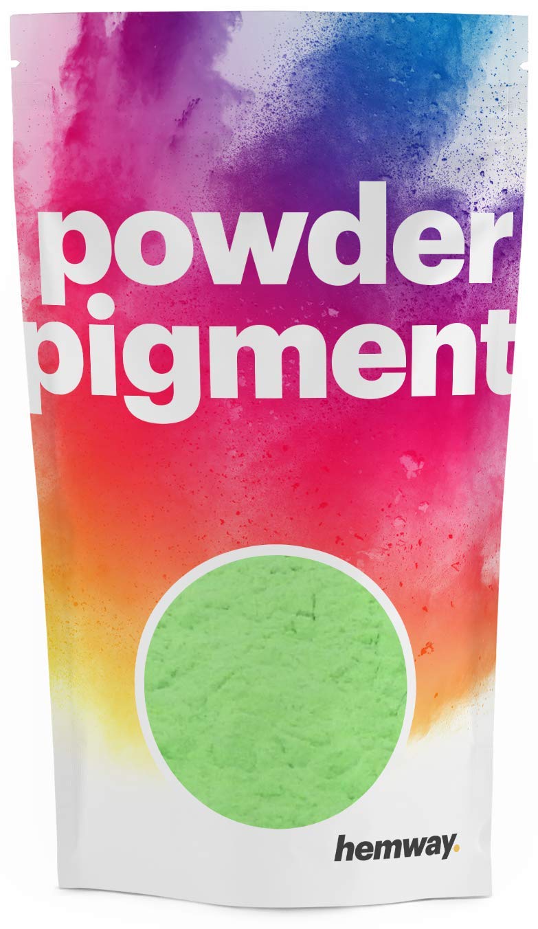 Hemway Phosphorescent/Luminous Neon Glow in The Dark Pigment Powder Dust in Yellow Colour with RESEALABLE Strong Packet (Various Quantities Available) (100g / 3.5oz)