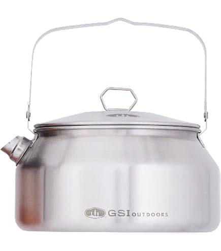 GSI Outdoors Glacier 3L Cookset, Stainless Steel Camping Cookware Set with 3-Liter Pot, Frypan, and Strainer Lid – Nesting Design for Backpacking, Hiking, and Overlanding : Sports & Outdoors