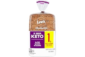 GENERIC Lewis Bake Shop Healthy Life 5 Seed Keto Bread, 16 Oz 2 Pack - Low Carb - How To Lose weight - Fast Weight Loss - Nutrition - Diabetic Diet - Lose Weight
