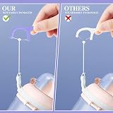Medo 100 Pcs Purple Dental Floss Sticks 2 in 1 Interdental Toothpicks view 4