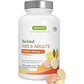Igennus Gentle Buffered Vitamin C Chewable 500mg, for Kids & Adults, Optimized Absorption with Dual Forms Sodium Ascorbate & Ascorbic Acid, Sugar Free Natural Orange & Lemon Flavors, 120–240 Servings
