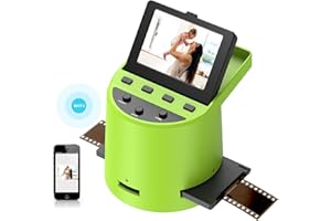 Eyesen Digital Film & Slide Scanner Slide N SCAN Film Converts 35mm,126,110 Super 8 & 8mm Film Negatives & Slides Film Scanner to JPEG with a 3.5" LCD