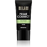 Milani Prime Correct Face Primer - Corrects Redness + Pore-Minimizing (0.85 Fl. Oz.) Vegan, Cruelty-Free Face Makeup Primer to Color Correct Skin & Reduce Appearance of Pores
