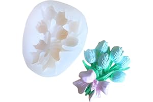 Flower Bouquets Silicone Molds for Epoxy Resin Making Soap Cake Fondant Decoration Chocolate