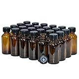 GlassBottleOutlet (24 Pack) 1 oz. Amber Boston