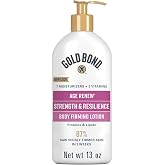Gold Bond Age Renew Strength &amp; Resilience Lotion for Mature Skin, 13 Oz. | Firming Body lotion with Proteins &amp; Lipids for aging skin, lightweight, non-greasy and dermatologist-tested