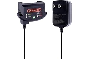 CAILINGBAT LCS1620B 20V Charger Compatible with Black and Decker 20V Max Lithium Battery LBXR20 LBXR2020 Charger Replacement for Battery Charger LCS1620 BDCAC202B for Drill Battery