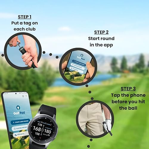Golf Course Smartwatch Golf App Android Golf Pad TAGS Automatic