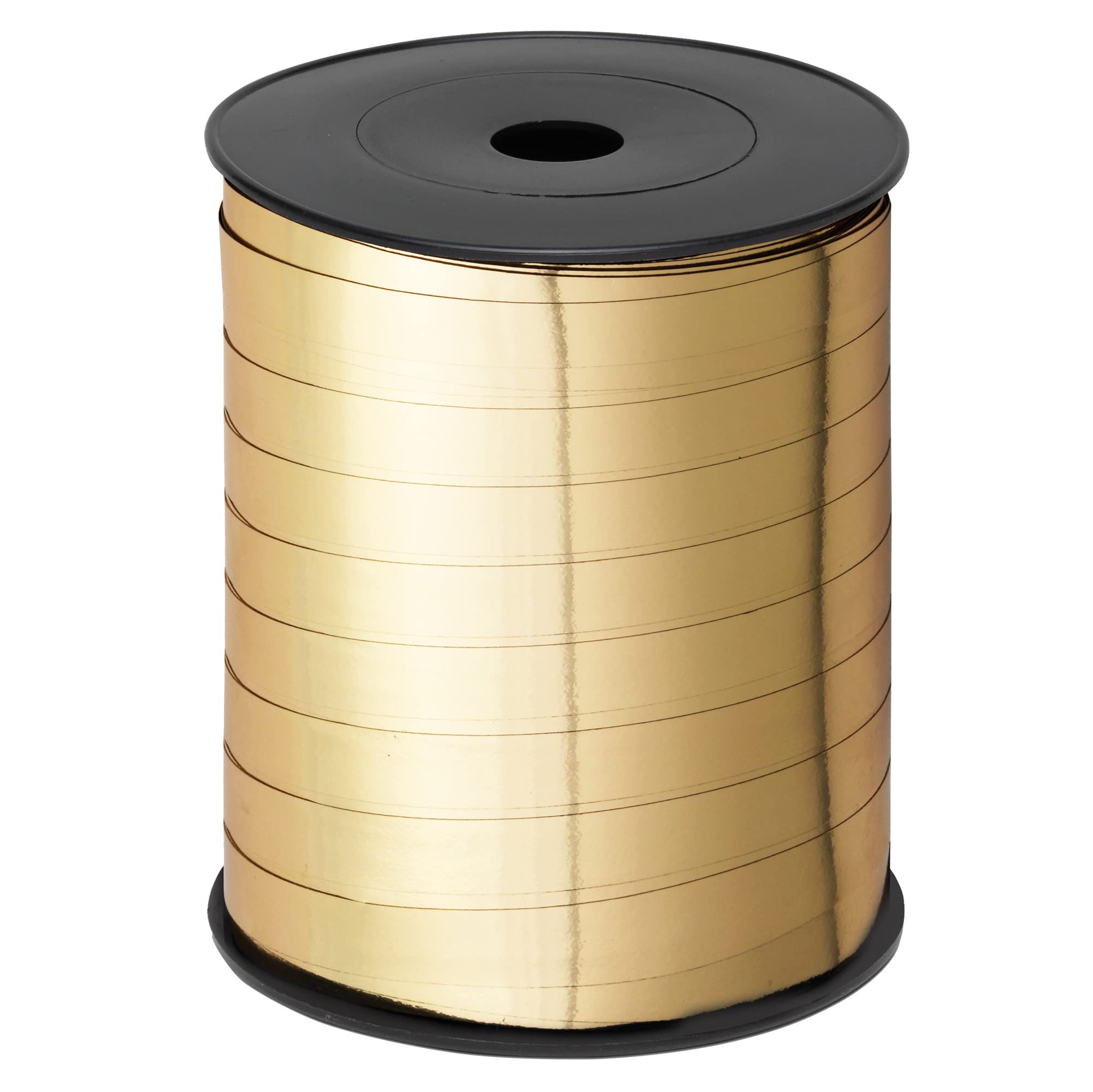 Splendid Reflex Shiny Gold Ribbon Roll Christmas Gifts - 10mm x 250m, 1 Piece