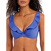 Freya Womens Jewel Cove Underwire High Apex Bikini Top
