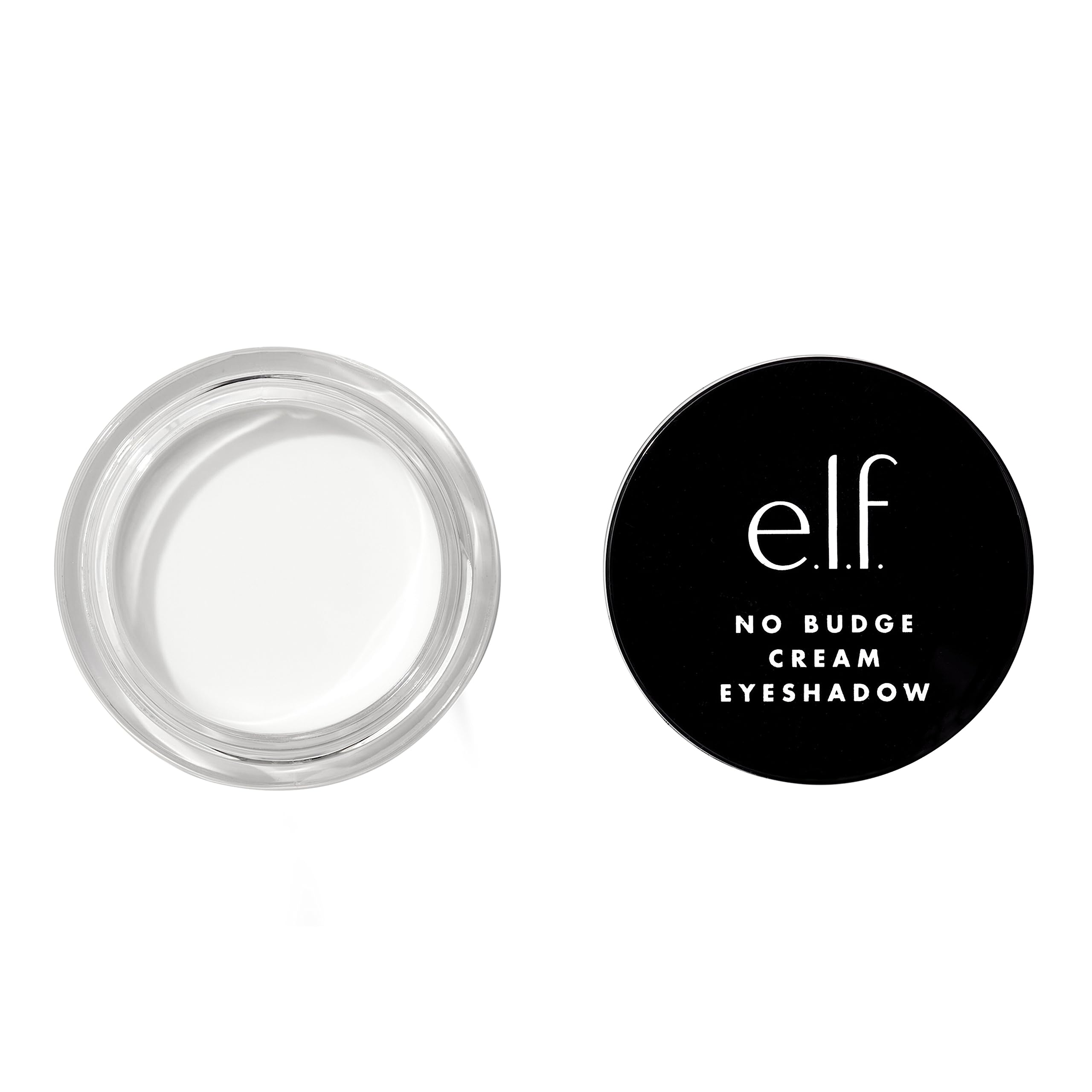 e.l.f. No Budge Cream Eyeshadow, 3-in-1 Cream Eyeshadow, Primer & Liner With Crease-Resistant Colour & Stay-Put Power, Vegan & Cruelty-Free, Wispy Cloud — image 1