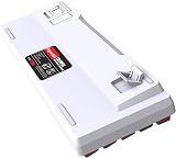 Snpurdiri Wireless 60% Mechanical Keyboard Red Switch White LED Backlit view 3