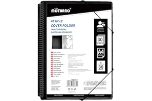 30 Sheets Spiral Project Folder Binder Organizer Multi-Subject Folder Poly Project Organizer Office Notebook for School & Off