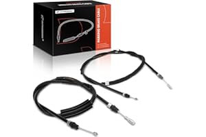 A-Premium Rear Driver and Passenger Side Parking Brake Cable Assembly Compatible with Dodge, Chrysler Models: Grand Caravan 2