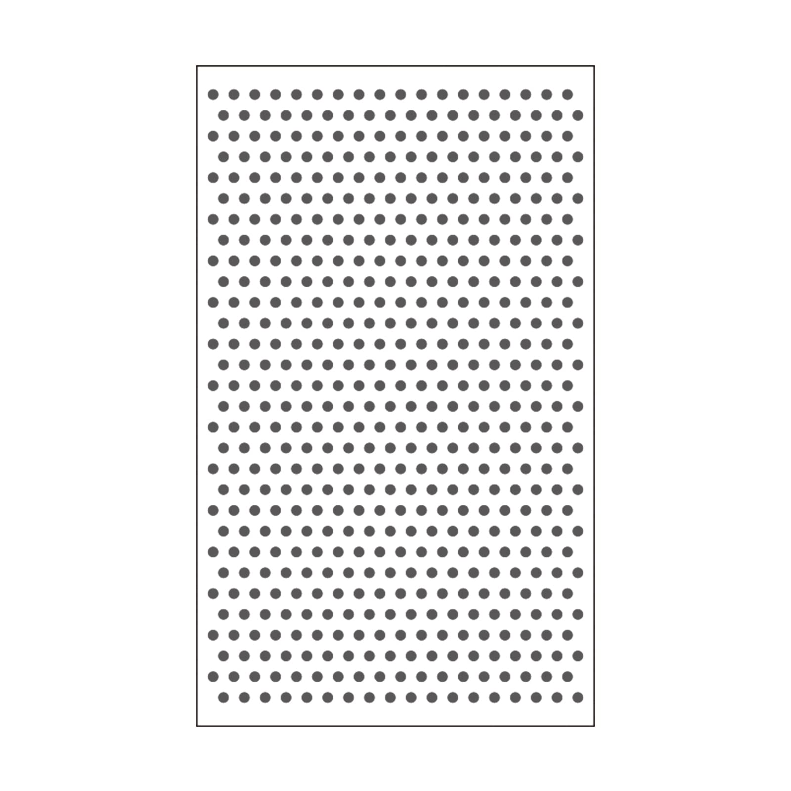 Vaessen Creative 100604-101 Mini Embossing Folder, Dots, for Adding Texture and Dimension to Scrapbook Pages, Cards and Other Papercraft Projects, 3 ̎x 5 ̎inches