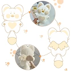 PEACHCAT Cute Cat Plush Pillow Kitten Plushie