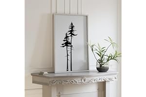 Pine Tree Metal Wall Art Tree Wall Decor Two Layered Forest Pine Trees Metal Wall Art Decor Outdoor Rustic Farmhouse Country 