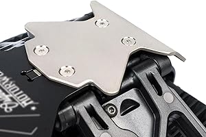 MOSHNOLY Titanium TC4 Skid Plate Chassis Guard for Arrma 6S 1/8 Talion EXB/Typhon TLR/Kraton EXB/Notorious EXB,2mm Titanium Thick Chassis Armor Undershield,RC Protector Skid Plate Tuned Cover Upgrade Part