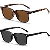 HAOLOTA Polarized Sunglasses for Women, Classic Round Sun Glasses for Driving Fishing lightweight UV400 Protection