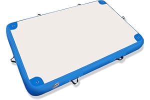 GZKYYLEGS Inflatable Lake Float for Adults, Multi-Person Inflatable Swim Deck with None-Slip Surface, Swimming Water Platform, Floating Island - Dock - Raft for Pool & Beach, Lake, River Fun