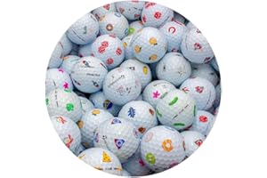 LOSTGOLFBALLS PIX Rare Golf Ball Mix - Recycled & Used Collector Edition for Taylormade Golf - Good Condition, 12 Pack