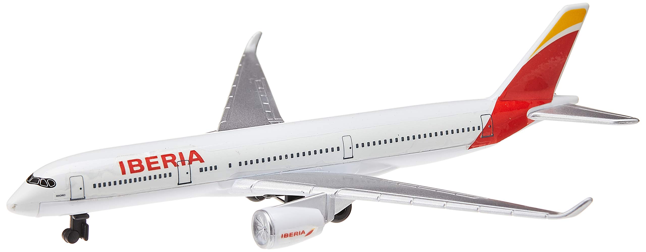 Herpa Toys Single Airplane Iberia, toy model in small scale, aeroplane model, collect, play, miniature model made of plastic – suitable for 3 year olds