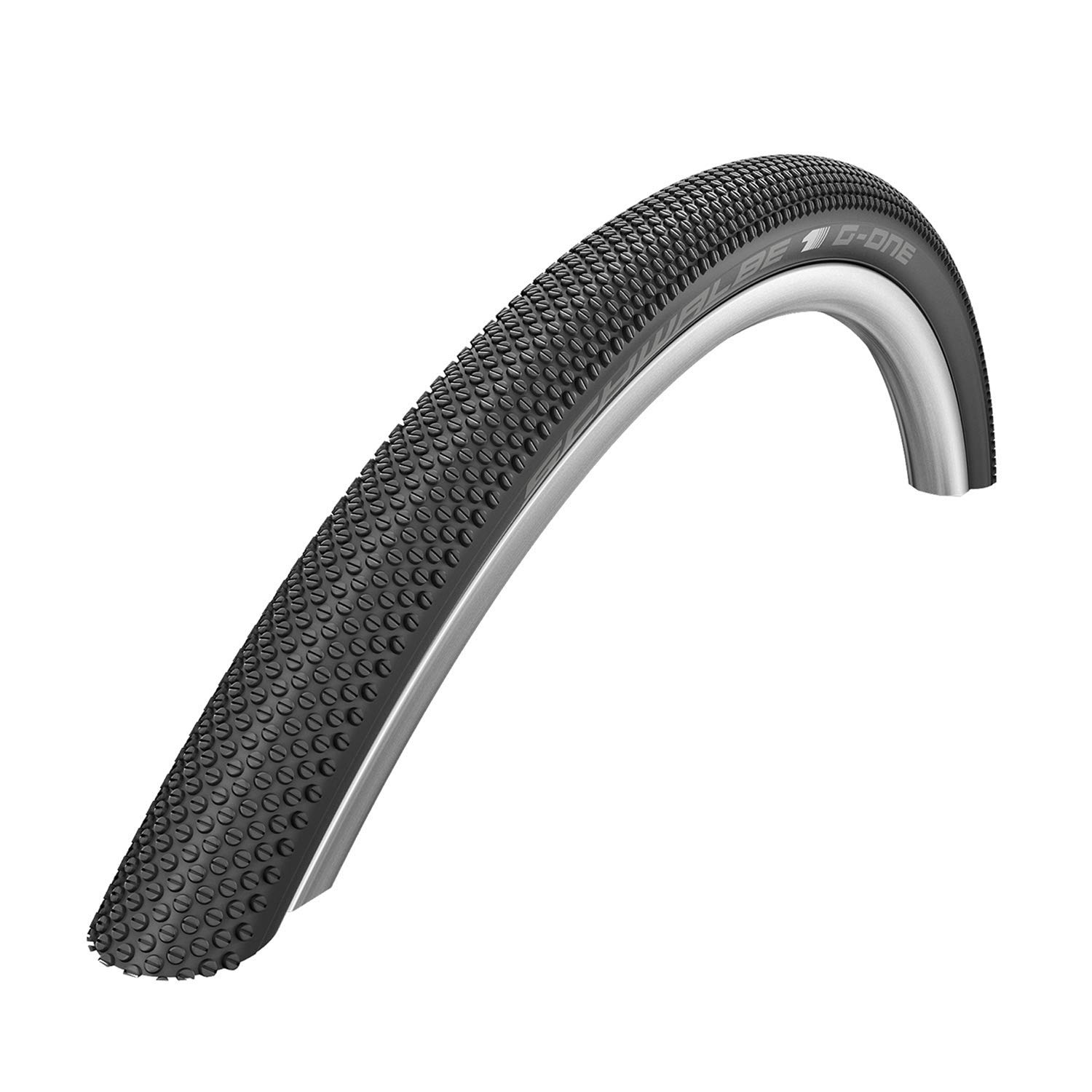 Schwalbe Unisex's G-ONE Allround Evo, MicroSkin, TLE Tyres, Black, 40-622, 11600766.01